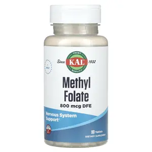 KAL Methyl Folate, 800 mcg DFE, 90 Tablets