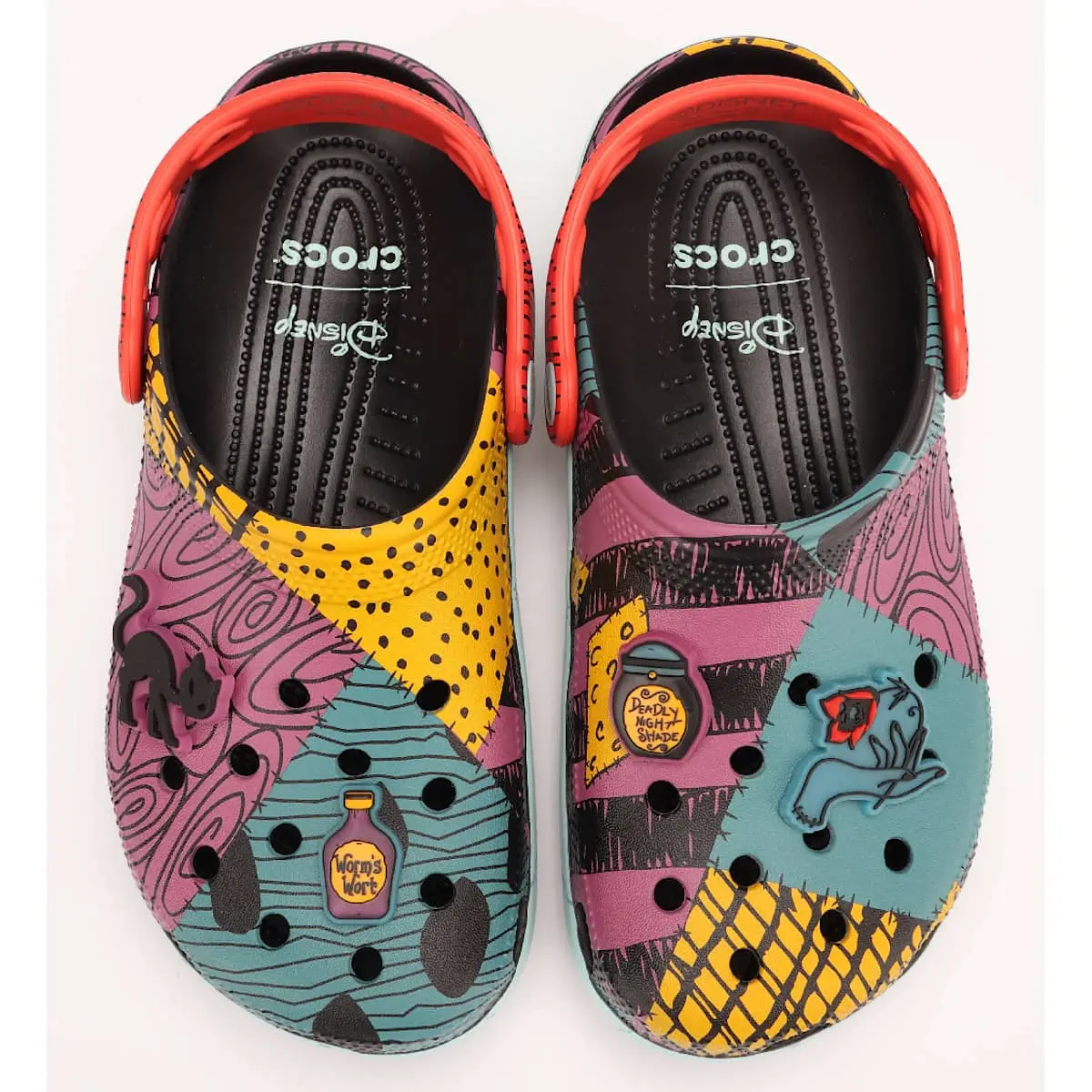 Crocs Adult Disney Tim Burton's The Nightmare Before Christmas Sally Classic Clogs, Halloween Shoes