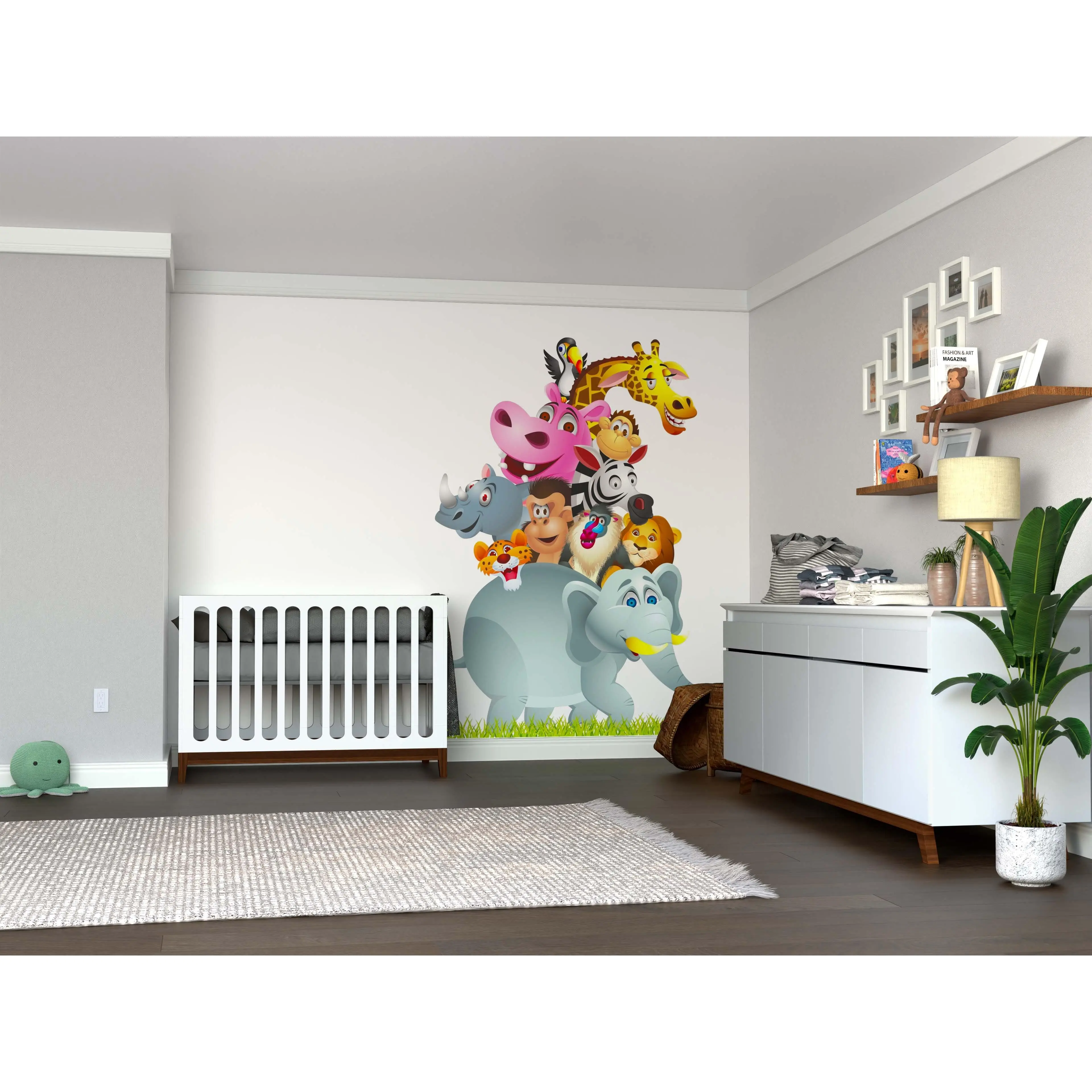 Animal Stack Wall Mural