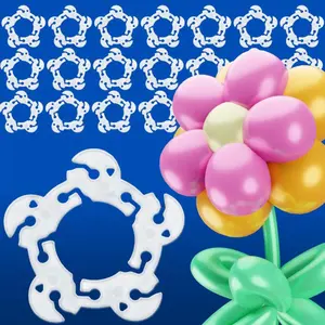 Balloon Clips for Balloon Arch Bracket Buckle Connectors Clip Holders Column Stand Garland Birthday Wedding Baby Shower Party Decorations
