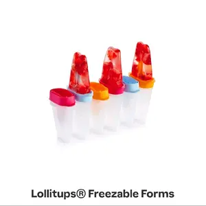 Tupperware Lollitups Popsicle Forms Freezable Forms for Easy Ice Pop Making