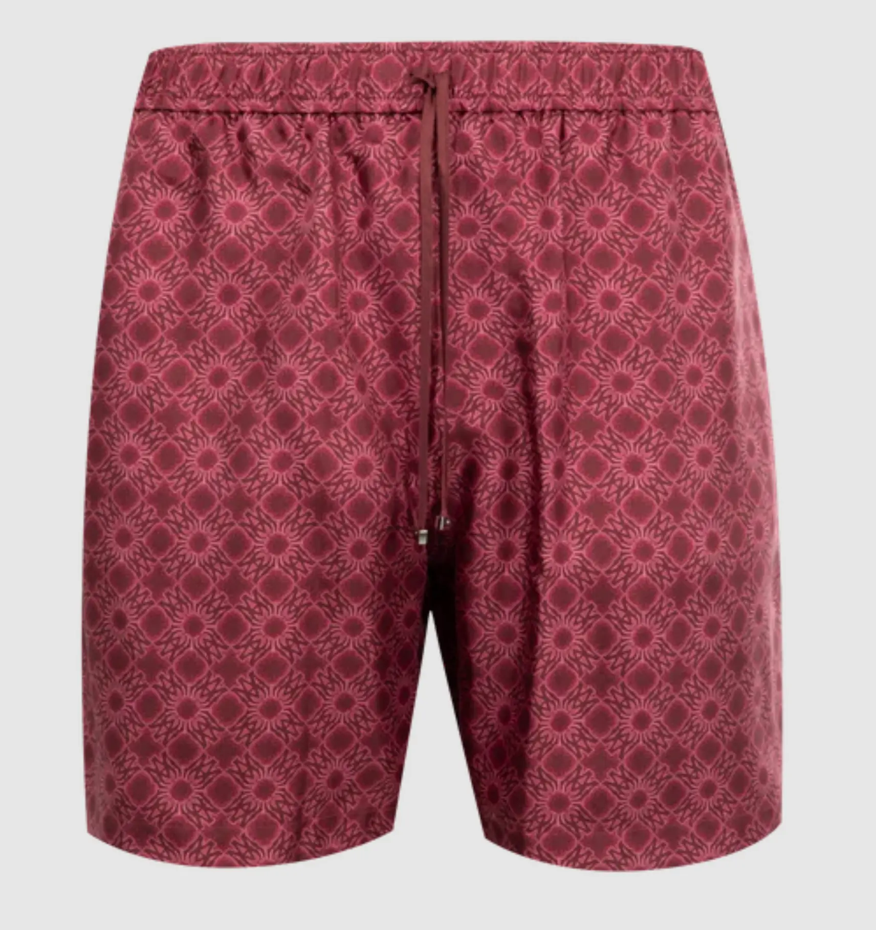 Mike Amiri Quad Silk Bowling "Wine" Shorts SIze XL (MSRP: $890.00)