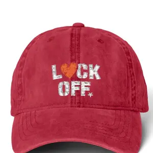 Women's Cassie Infinity Beanie, 2-Toned Vintage "Luck Off" Hat, 2 Colors, Casual Daily Wear for Stylish Look