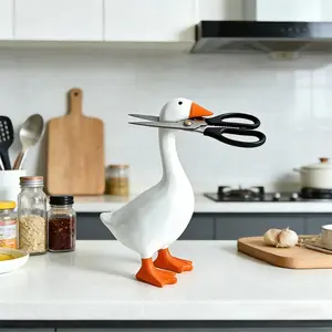 Office Desk Duck Key Holder |,Cute Figurine for Work ,Functional Key Clip ,Stress Relief Decor , Coworker Gift Idea,office desk decor, cute figurine for work, key holder desk, stress relief toy, workplace accessory, duck decor, desk pet, gift for coworker