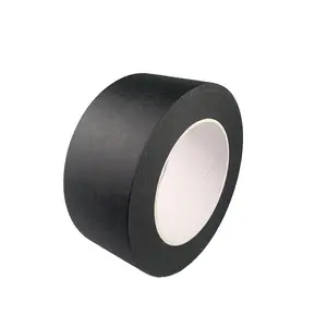 2 Inch Black Masking Tape – Wide Painters Tape for DIY Crafts, Labeling, Office, School & Home Use (2 Inch x 55 Yards)