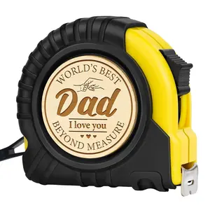 Fathers Day Birthday Gift for Dad, Dad Gifts from Daughter Son, Dad Birthday Gift, Birthday Christmas Tools Gift for Daddy, Best Dad Ever Engraved 10 FT Tape Measure