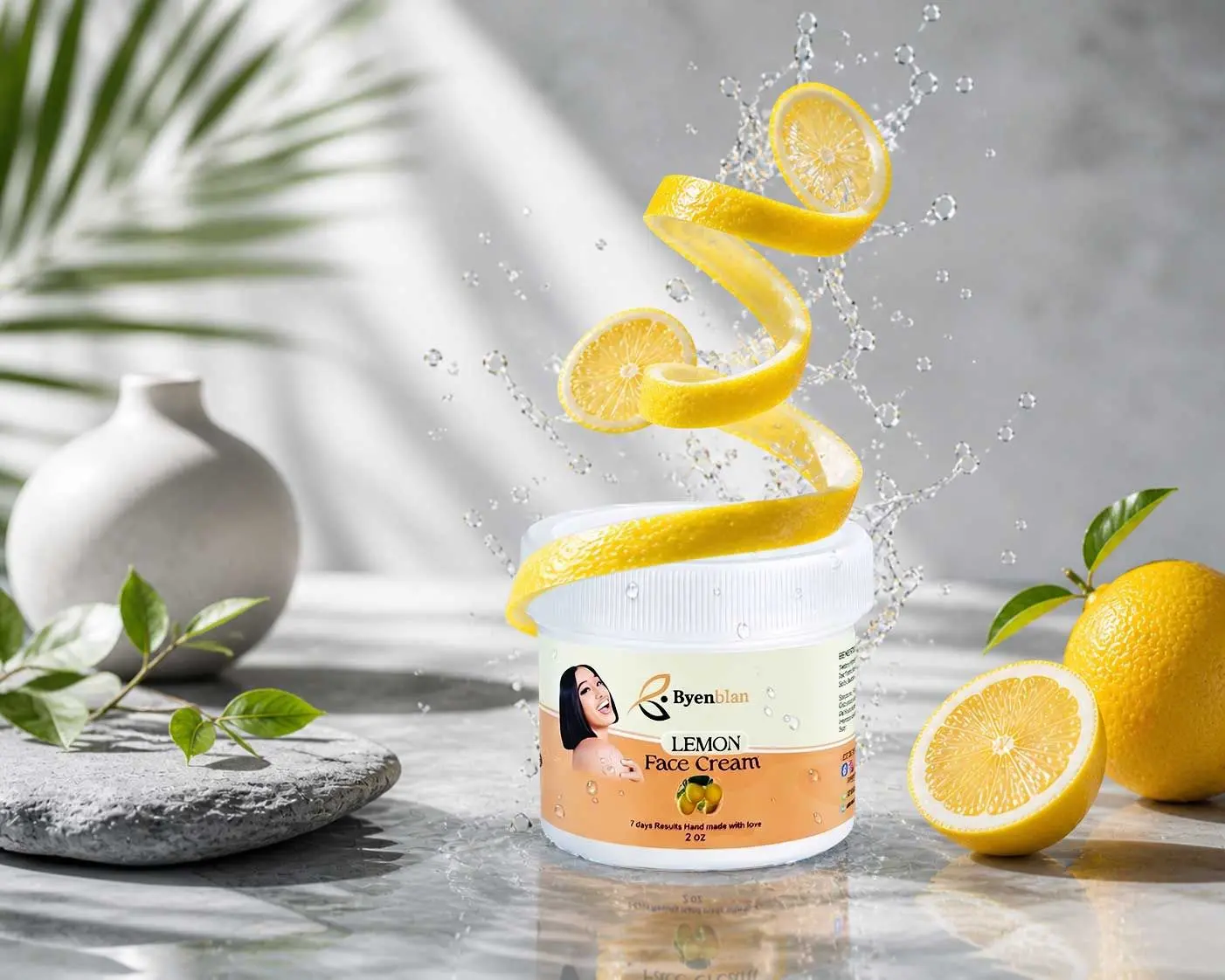 Byenblan Lemon Face Cream, 4oz Beauty & Personal Care Body Moisturizer