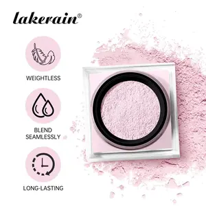 Lakerain Lightweight Loose Powder, Oil Control Long-Lasting Makeup Setting Powder, Smooth Invisible Honey Powder, 4 Colors Available