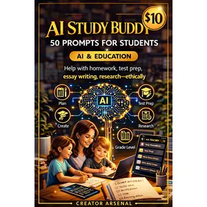 AI STUDY BUDDY: 50 PROMPTS FOR STUDENTS