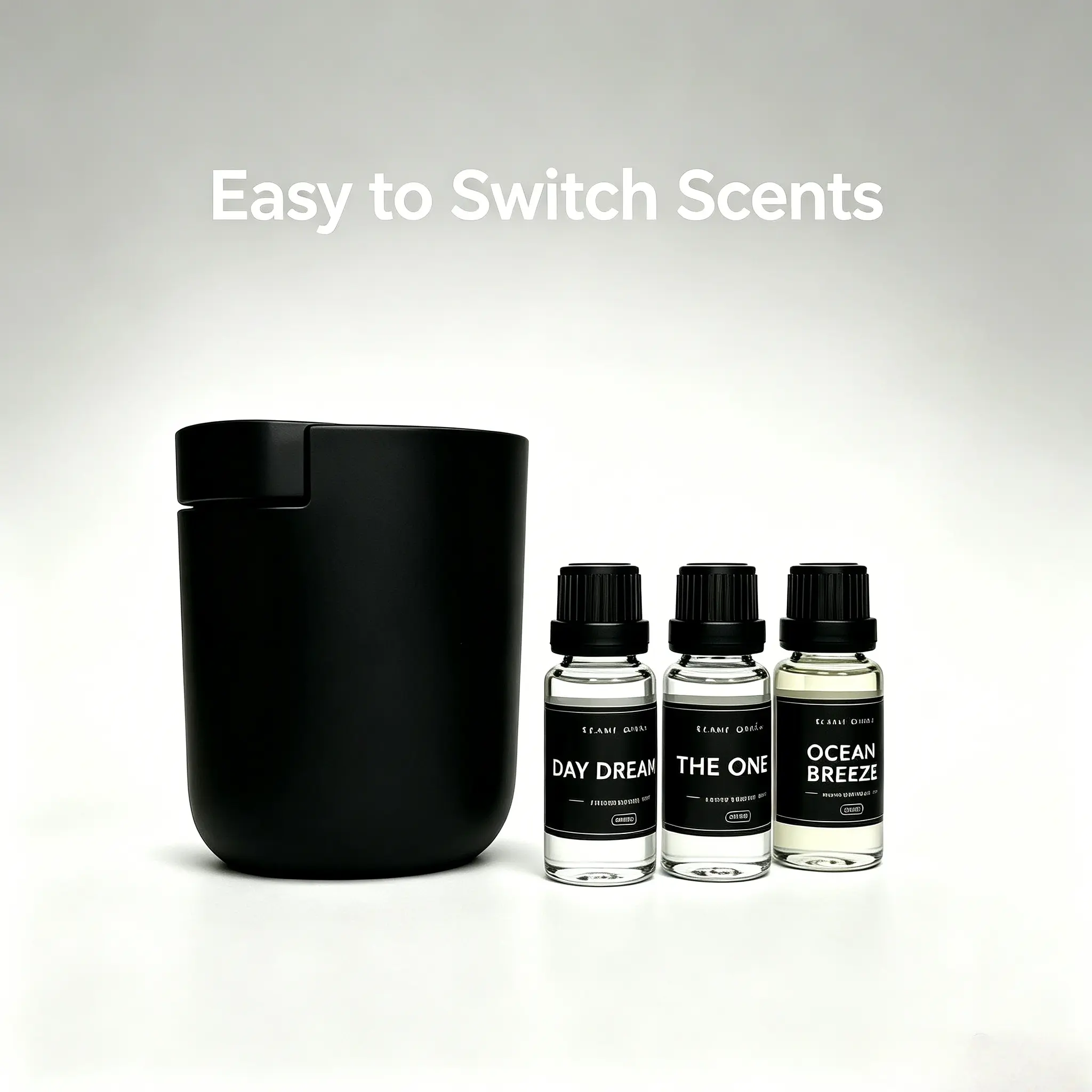 Hotel-Inspired Tabletop Plug-In Aromatherapy Diffuser - Auto Shut-Off, Quiet Operation, 2 Oil Sets Compatible, for Bedroom Scenting & Indoor Recreation Use