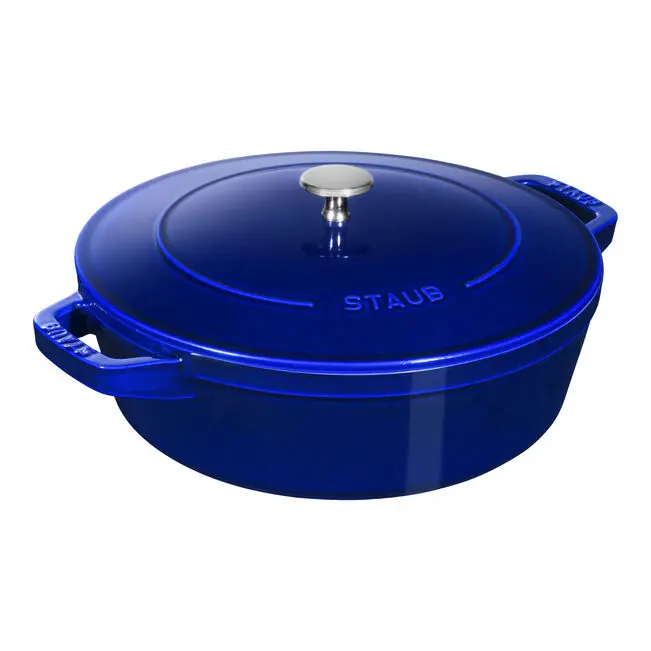 4-pc Stackable Set, Dark Blue, Cast Iron