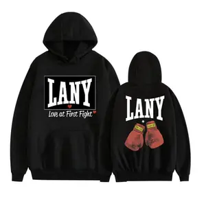Leveorch LANY long sleeves Hoodies Merch Popular Graphic Hoodie Fleece Fabric Casual Hooded Sweatshirt Trendy Tops For Women For Men
