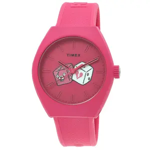 Timex Urban Pop x Fortnite Quartz Pink Dial Unisex Watch TW2W96800