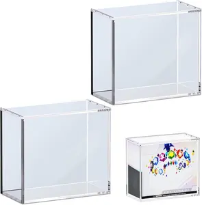 2 PCS ETB Protector Case, 5mm ETB Acrylic Display Case, Clear Ultra Acrylic Boxes for Display Compatible with Elite Trainer Box, Dustproof and Waterproof Display Box