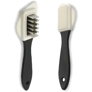 2PCS Suede Shoe Brushes, Suede & Nubuck 4-Way Leather Cleaning Brush, Nubuck Brush for Shoe Boot Bag Cleaning