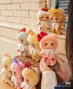 BABY LILA CHEF KITTEN -plush Box ，Bunny Plush Dolls，Soft Furry Collectibles，Backpack or clothing decoration