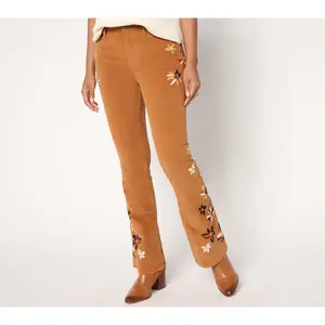 Driftwood Jeans Wyatt Corduroy Boot-Cut Pants - Detached