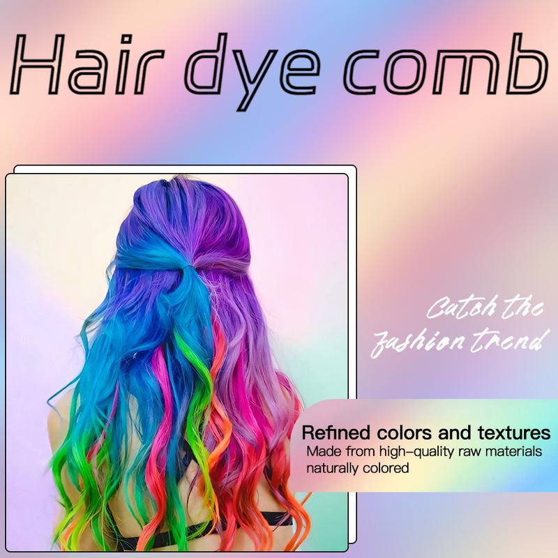 Instant Hair Color Comb - Non-Toxic Water-Washable Quick Dry Vibrant Temporary Color for Fashion Enthusiasts - Haircarem