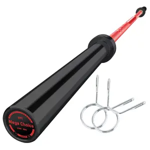 7FT Barbell Bar for Weightlifting & Power Lifting, Strength Training Bar Fits 2" Plates, 1500lbs Capacity, Bar for Home Gym, Squats, Curls, Snatch Clean Jerk
