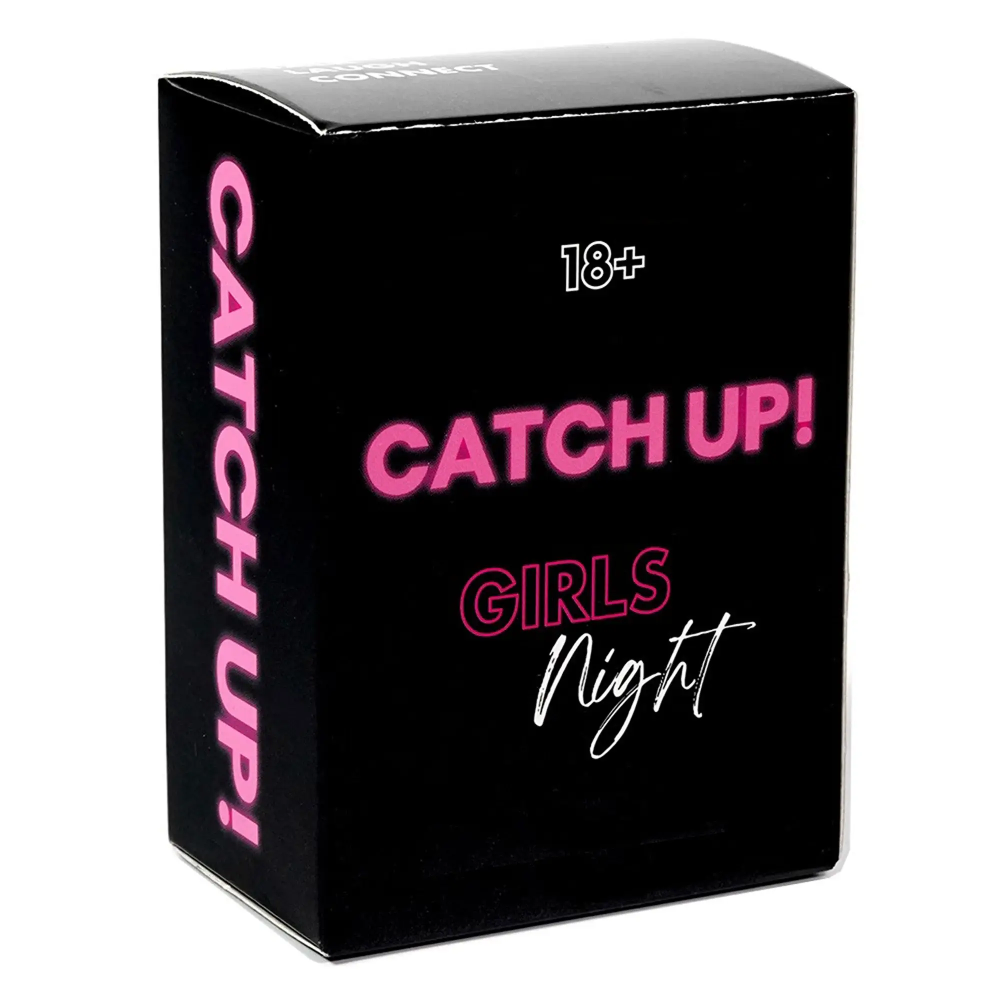 Catch Up! Drinking Board Game Set for Adults 12 Years Above, Girls' Night Party Essential with Witty, Thought-Provoking Questions on Paper Cards to Spark Lively Conversations, Board Games Night