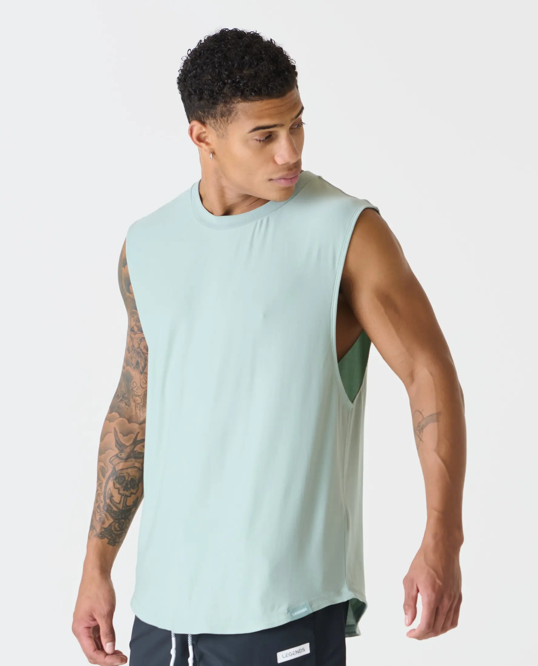 Circuit Tank Top Green , XXL