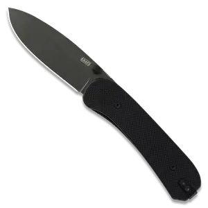 Lander 1 Pocket Knife - Black G10 - D2