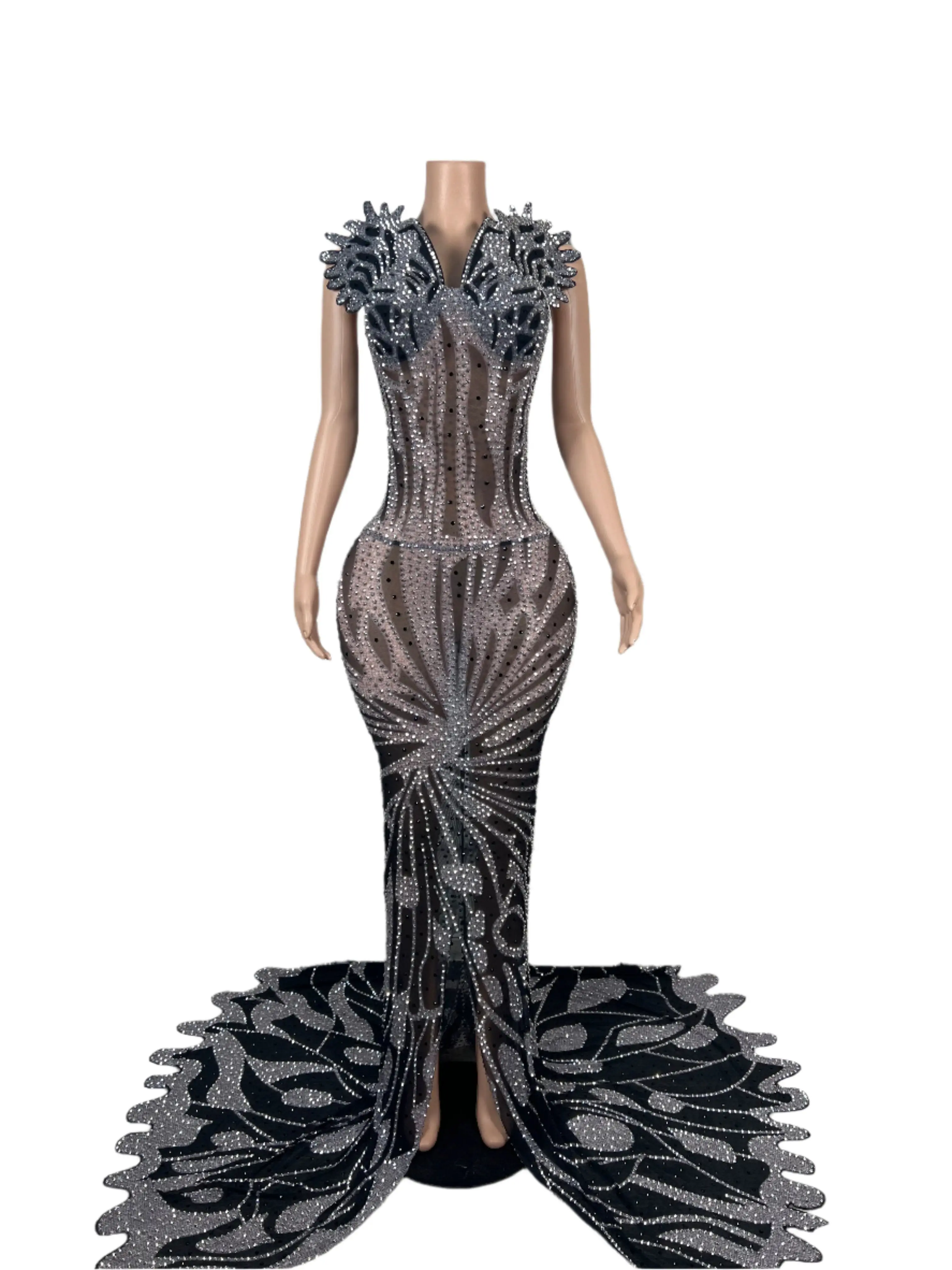 Celestial Elegance Evening Gown