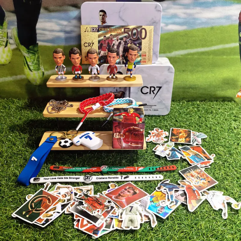 Ronaldo CR7 Meaningful Gift Bundle Box - Includes Iron Box, Cube