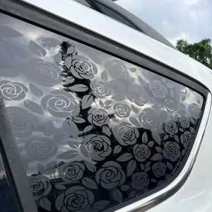 Roses window Decal - Small or Full Window Vinyl for Cars & SUVs Easy Apply High-Quality Car Sticker Premium Weatherproof Design