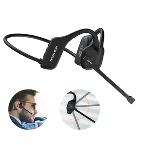 Open-Ear Headsets With Noise Canceling Microphone Wireless Bluetooth Air Conduction Headphones For Trucker Office Call Center Audio Cable Wired Earbud micro earbuds Smartwatch TWS zihni c ai playtime w design Smart Glasses Voice Control translate