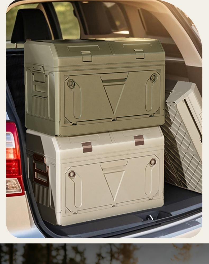 Miaoli 1PC Stackable Outdoor Multi-Purpose Storage Box - Durable, Portable Container for Camping Gear, Camping Accessories