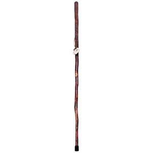 Whistle Creek  Hickory Hiking Staff, 54 in., Natural Wood Material