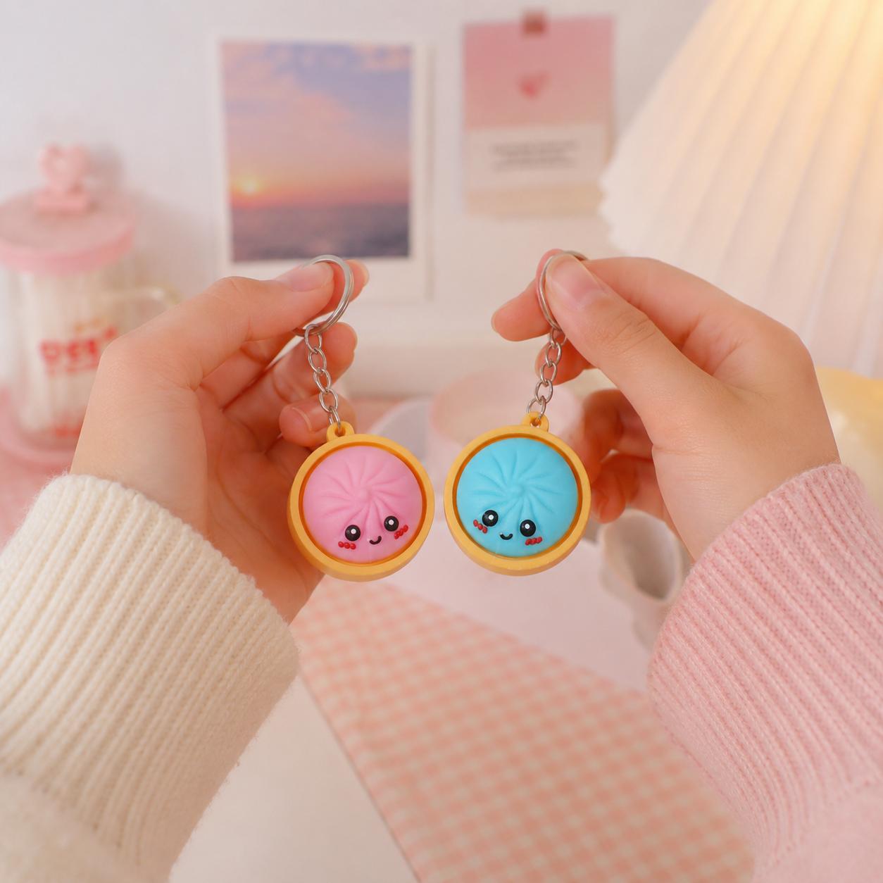 6 Pcs Cute Mini Dumpling Keychain – Adorable Cartoon Pendant for Backpacks, Keys & Bags, Kids & Gifts, Soft & Durable 6 Pcs Cute Mini Dumpling Keychain – Adorable Cartoon Pendant for Backpacks, Keys & Bags, Kids & Gifts, Soft & Durable