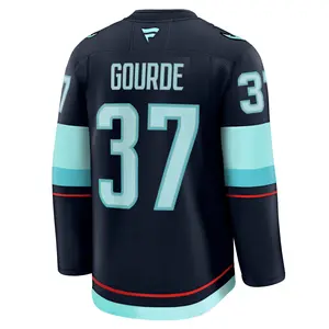 Seattle Kraken Yanni Gourde #37 Home Jersey