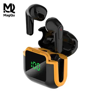 MAGQU Bluetooth 5.3 Earphones with LED Power Display, Hi-Fi Waterproof Wireless Earbuds | Suitable for Office, Sports, Study and Voice Calls | Built-in Microphone Electronic Audio headphones bluetooth