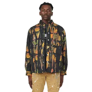 P313 QUILTED JACKET - Drip Camo
