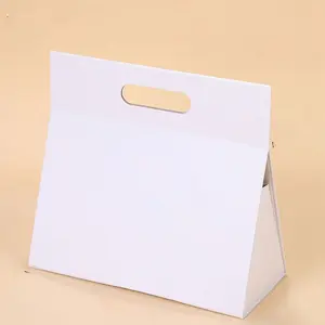 Foldable Handle Gift Box 11x5x10 Inches, Reusable Elegant Storage Box, Perfect for Birthday Wedding Company Events and Gifts Packaging