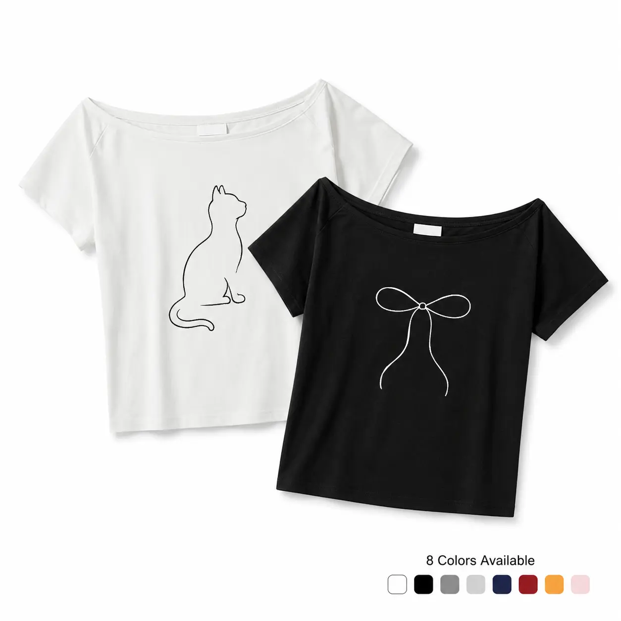 Women's Off Shoulder Short Sleeve Top, Bardot Neck Casual Summer T-Shirt, Trendy Going Out Tee, Y2K Streetwear Blouse for Daily Wear, Vacation, Party and Date Night