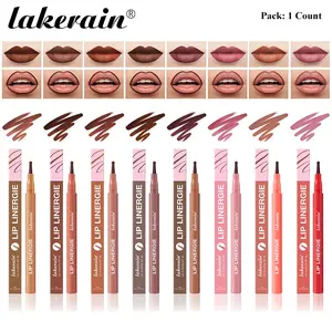 Long-lasting Matte Lip Liner, Lip Tint Lip Gloss, Waterproof & Smudge-Proof Lip Glaze, Precision Lip Line Drawing, Natural Gradient Lips, Non-Transfer, Lightweight & Comfortable, 8 Shades for All Skin Tone, Lipliner
