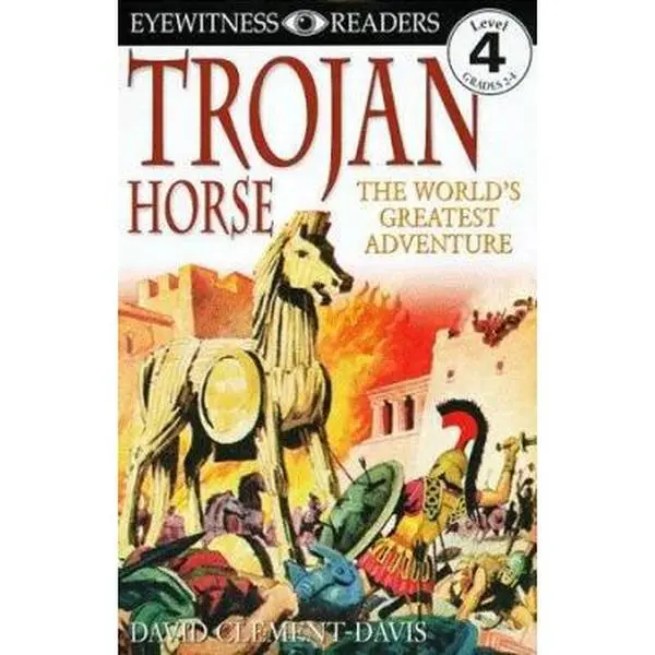 USED Book - DK Readers: Trojan Horse (Level 4: Proficient Readers) by David Clement-Davies (Paperback) - english
