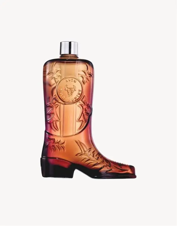 Wild Country Fragrance Boot Decanter - Vintage Cowboy Boot Perfume Decanter