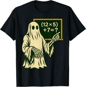 67 Teacher Halloween Ghost Six Seven Meme Brainrot Math Joke T-Shirt - Alyssagor Shop 89B0FRW4DQNF