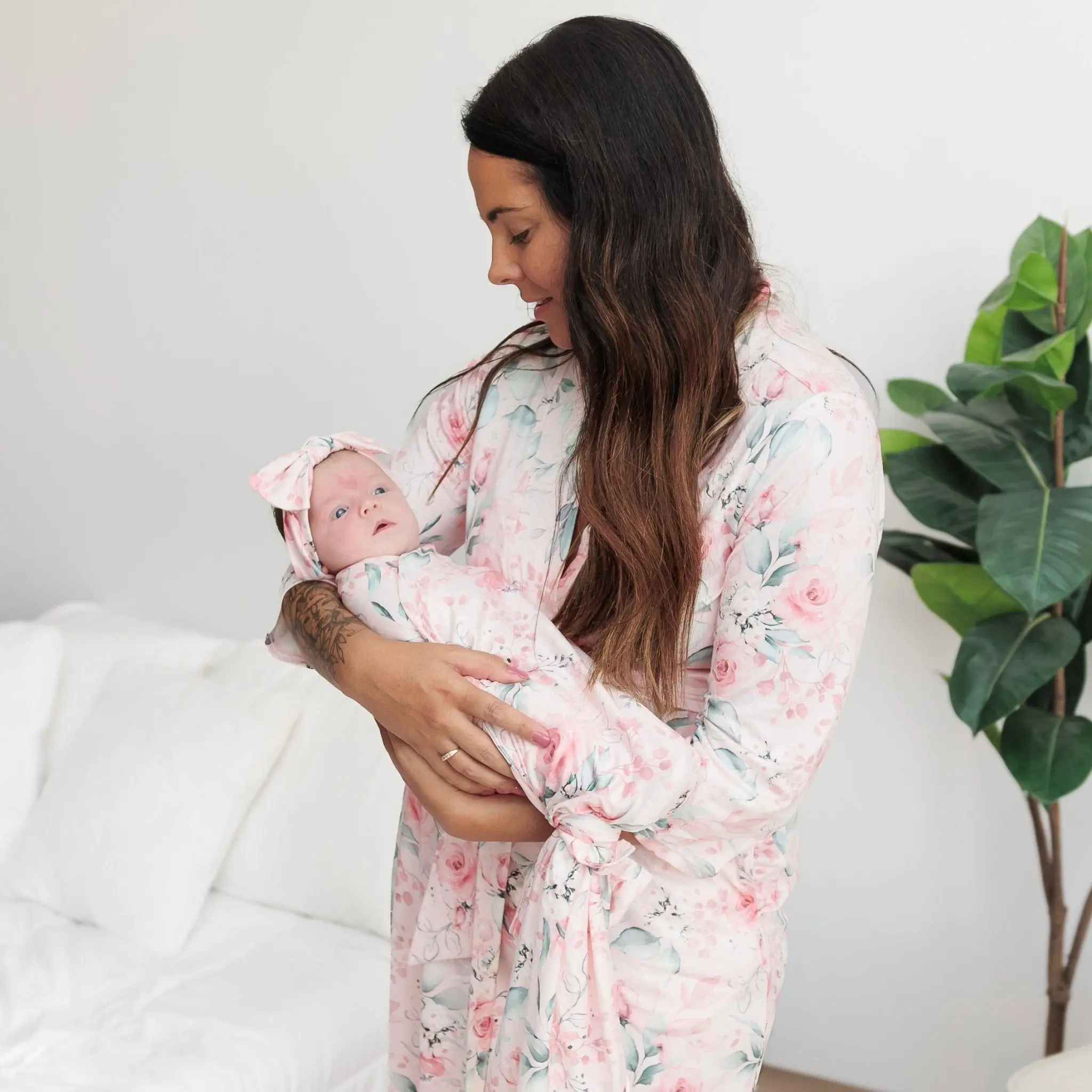 Ella Robe and Swaddle Set