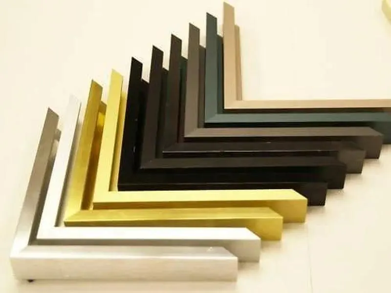 Sectional Metal Custom Cut Picture Frame - 13/32" W x 9/16" Rabbet- Profile M27