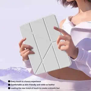 Tablet Case with Pencil Holder, Multi-Angle Stand Tablet Protective Cover, Auto Sleep/Wake Tablet Protector Cover for iPad