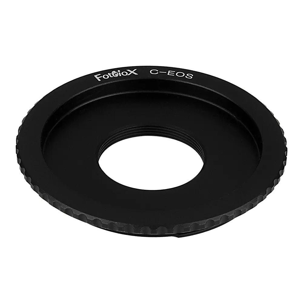 Fotodiox Lens Mount Adapter - Compatible with C-Mount CCTV / Cine Lenses to fit Canon EF / EF-S Mount D/SLR Cameras; Short Focus Only