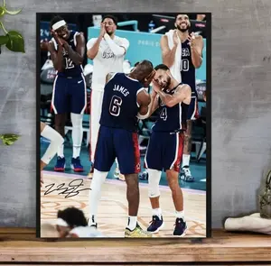 Lebron James - Steph Curry Poster