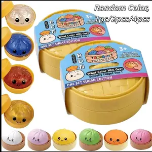 Mystery Smiley Dumpling Soft Squishy 1 Piece