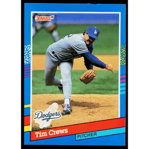Tim Crews 1991 Donruss #294 Los Angeles Dodgers