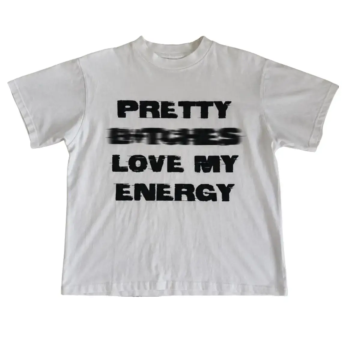 Gildan Men's and Women's T-shirt, Vintage Pretty B*tches Love My Energy Graphic T-shirt, y2k Tee Womenswear Crewneck Shortsleeve Tops